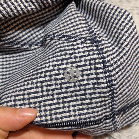 Lululemon Forme Inkwell Blue Jacket Striped Size 2 Define Jacket - Picture 4 of 7